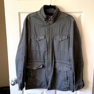 John Varvatos Men’s military style jacket